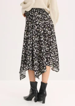 Jupe midi 100% viscose