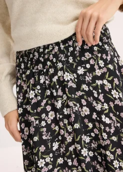 Jupe midi 100% viscose