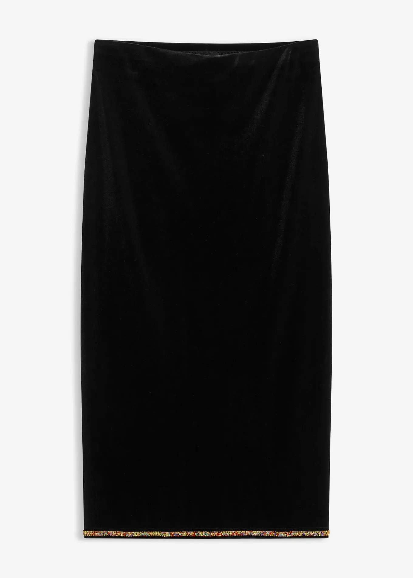 Jupe midi avec strass