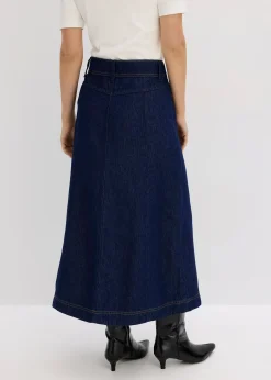 Jupe midi en jean