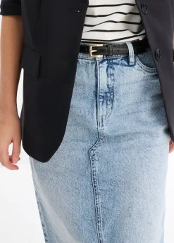 Jupe midi en jean