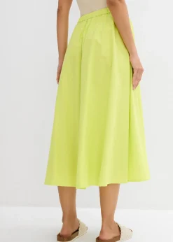 Jupe midi en lin majoritaire