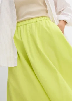 Jupe midi en lin majoritaire