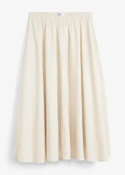 Jupe midi en lin majoritaire