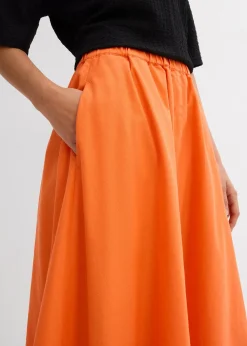 Jupe midi en lin majoritaire