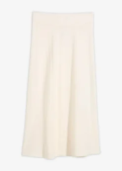 Jupe midi en maille douce