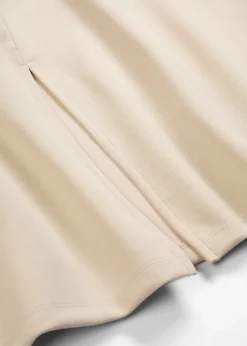 Jupe midi en matière néoprène douce