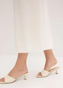 Jupe midi en satin