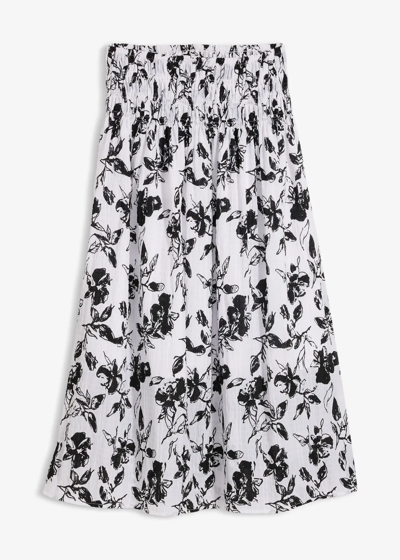 Jupe midi en viscose douce