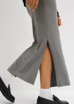 Jupe midi en viscose fluide