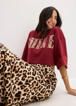 Jupe midi en viscose fluide