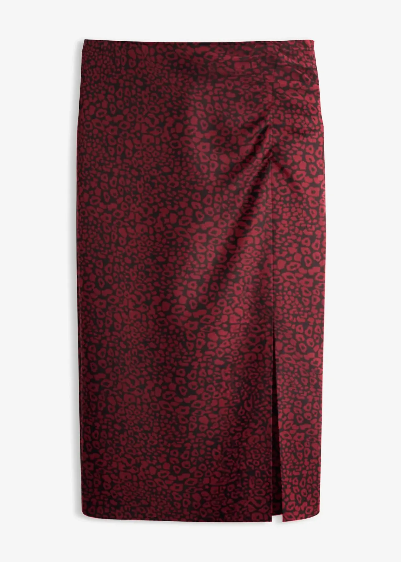 Jupe midi en viscose fluide