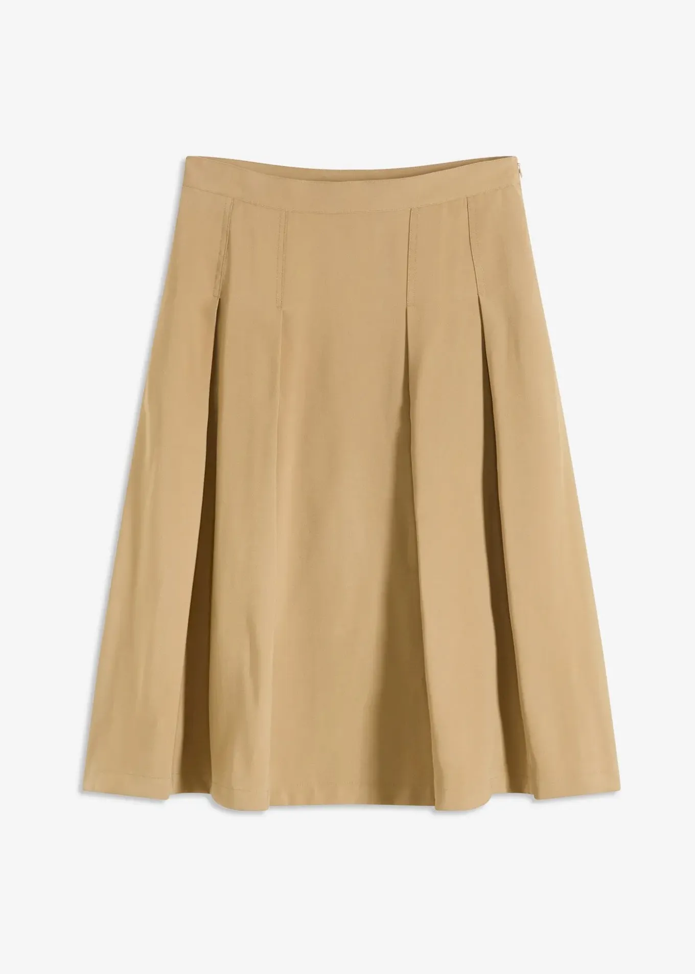 Jupe plissée en viscose mélangée