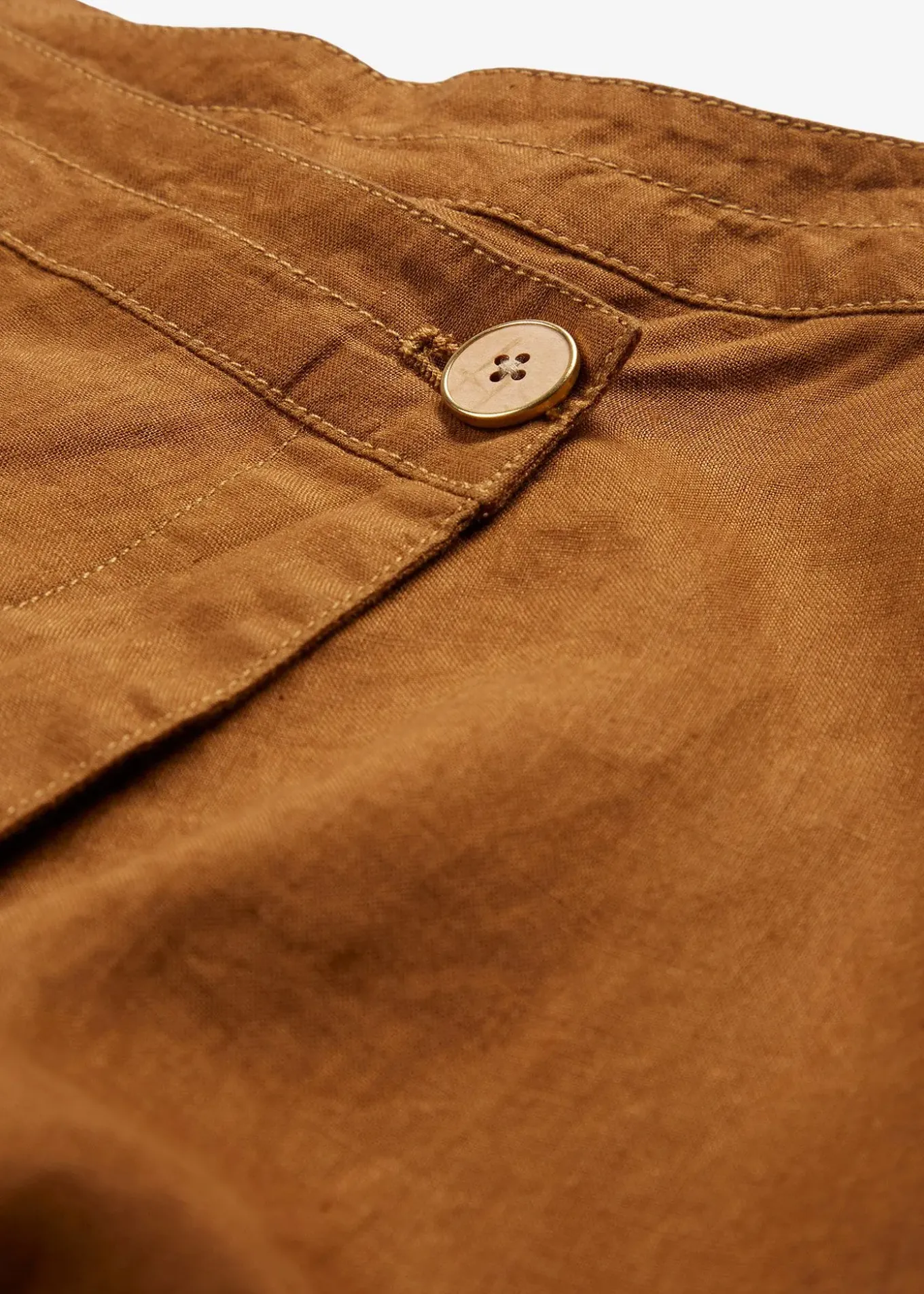 Jupe portefeuille 100 % lin