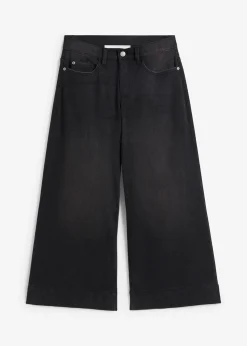 Jupe-culotte 7/8 en jean extensible ultra-doux