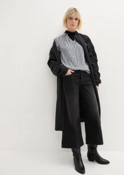 Jupe-culotte 7/8 en jean extensible ultra-doux