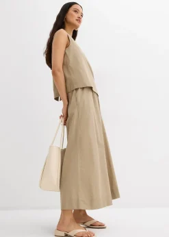 Jupe-culotte ample 100% coton