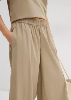 Jupe-culotte ample 100% coton