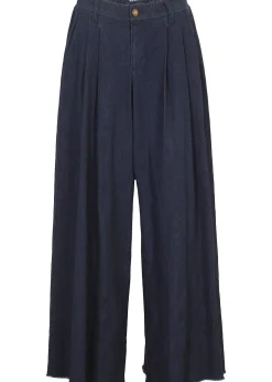 Jupe-culotte ample en jean