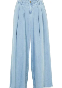Jupe-culotte ample en jean