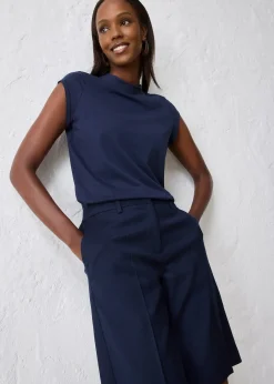 Jupe-culotte avec laine