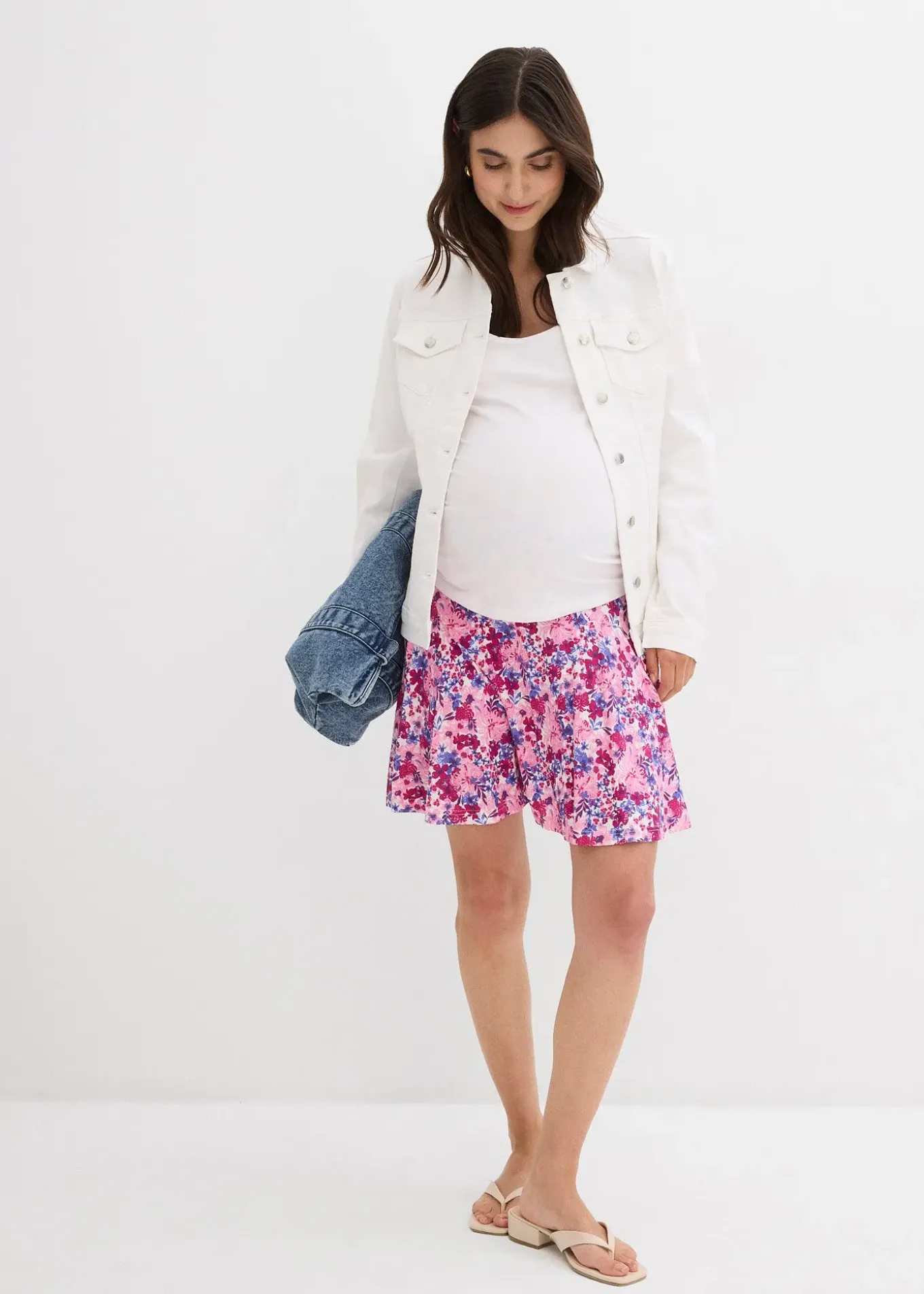 Jupe-culotte de grossesse en jersey