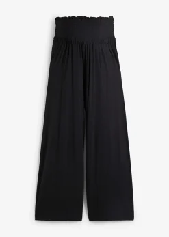 Jupe-culotte de grossesse ample en viscose douce