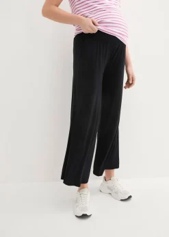 Jupe-culotte de grossesse ample en viscose douce
