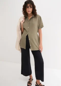 Jupe-culotte de grossesse ample en viscose douce