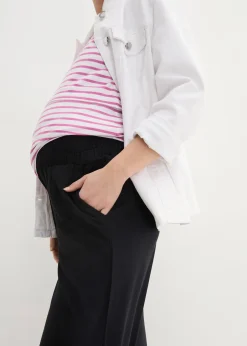 Jupe-culotte de grossesse ample en viscose douce