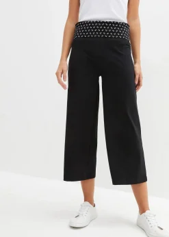 Jupe-culotte de sport à taille élastiquée