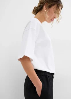 Jupe-culotte douce en viscose mélangée