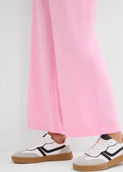 Jupe-culotte douce en viscose mélangée