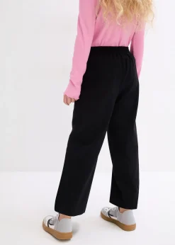 Jupe-culotte en coton avec taille élastiquée