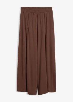 Jupe-culotte en jersey, jambes larges