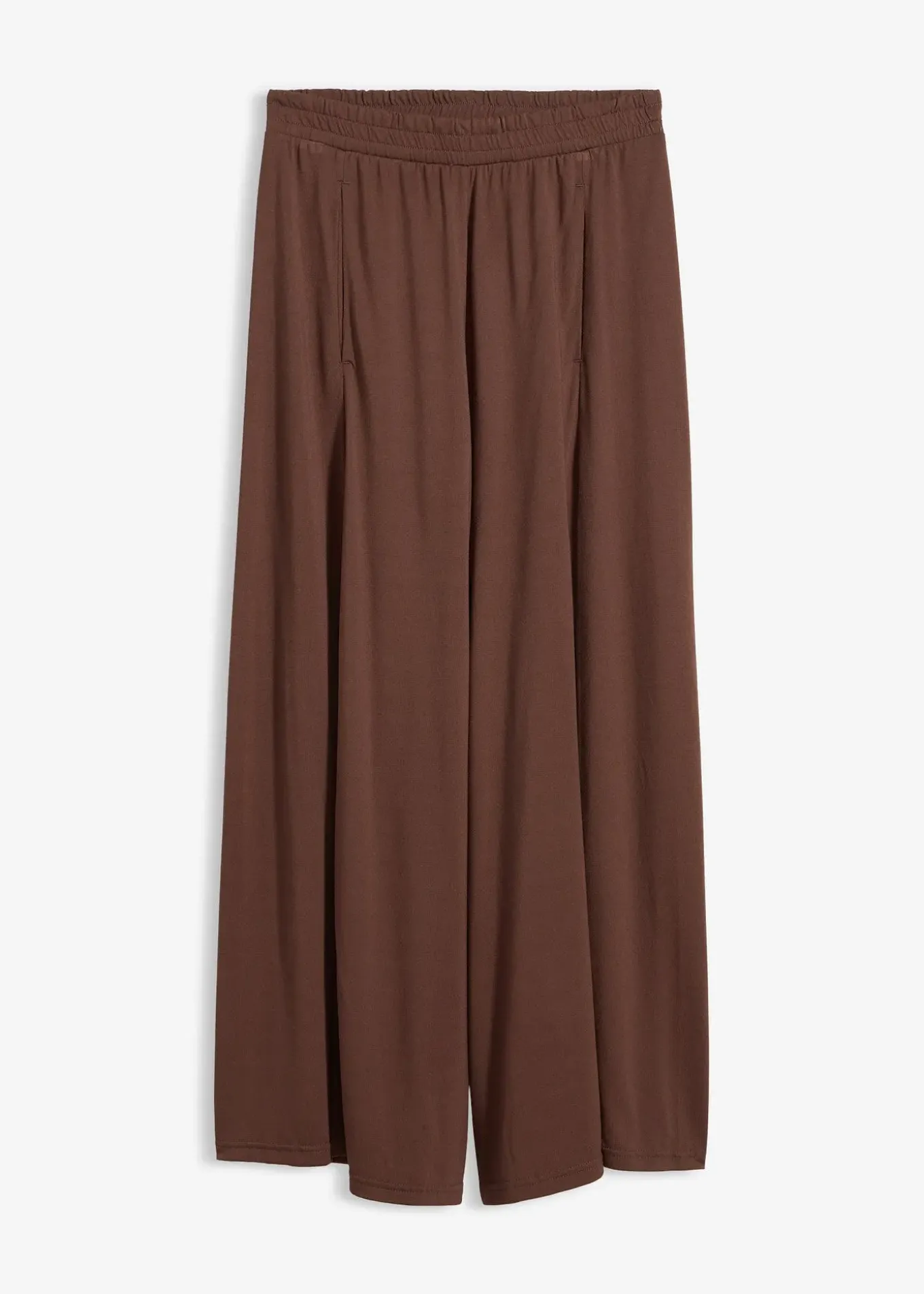 Jupe-culotte en jersey, jambes larges