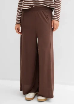 Jupe-culotte en jersey, jambes larges