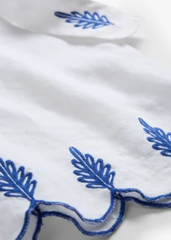 Jupe-culotte en lin avec ceinture (ens. 2 pces)