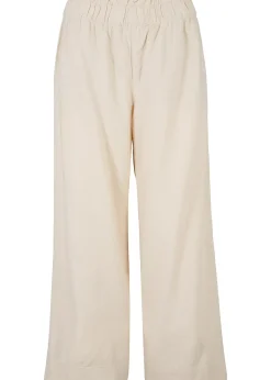 Jupe-culotte en lin, longueur mollet