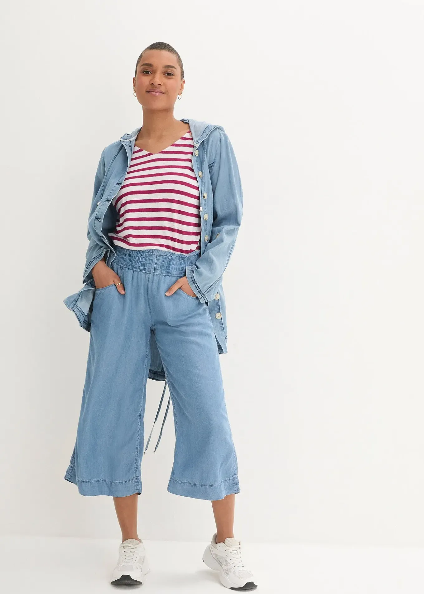 Jupe-culotte en Lyocell