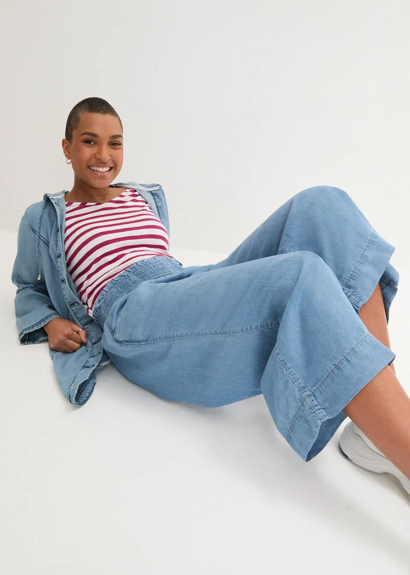 Jupe-culotte en Lyocell