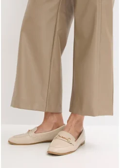 Jupe-culotte en tissu enduit