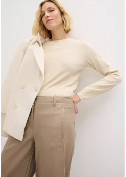 Jupe-culotte en tissu enduit