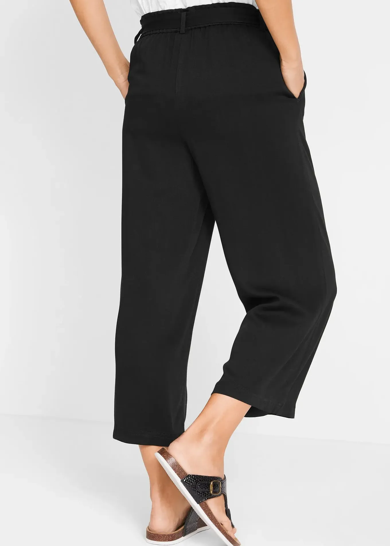 Jupe-culotte en viscose fluide