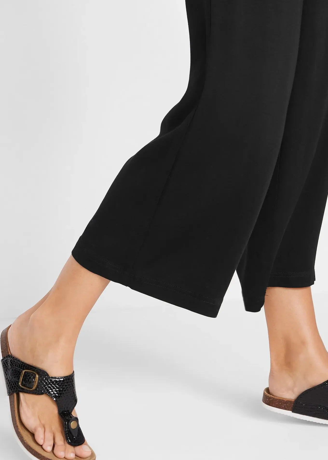 Jupe-culotte en viscose fluide