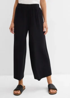Jupe-culotte en viscose fluide