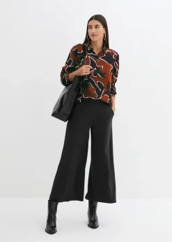 Jupe-culotte en viscose majoritaire