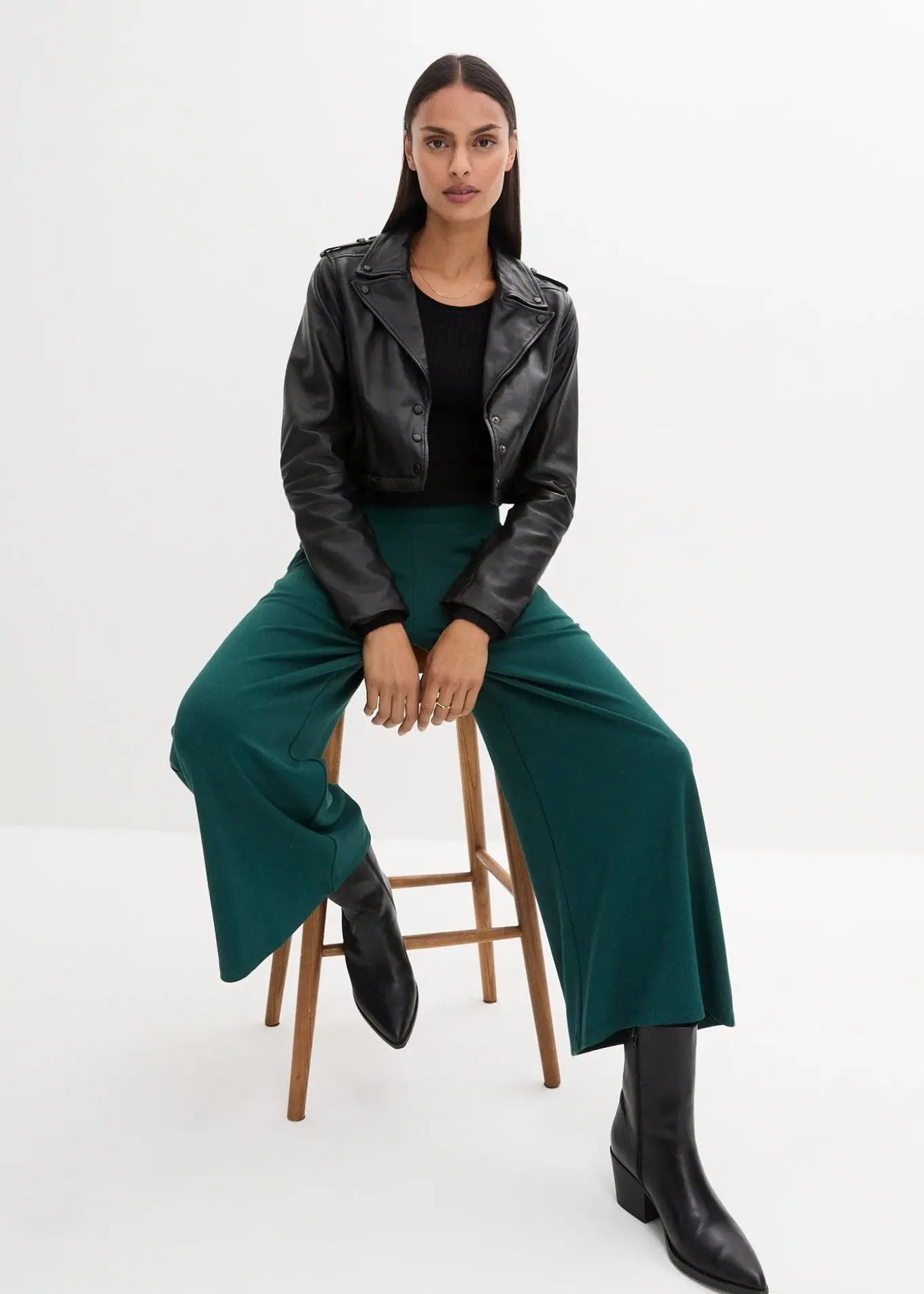 Jupe-culotte en viscose majoritaire