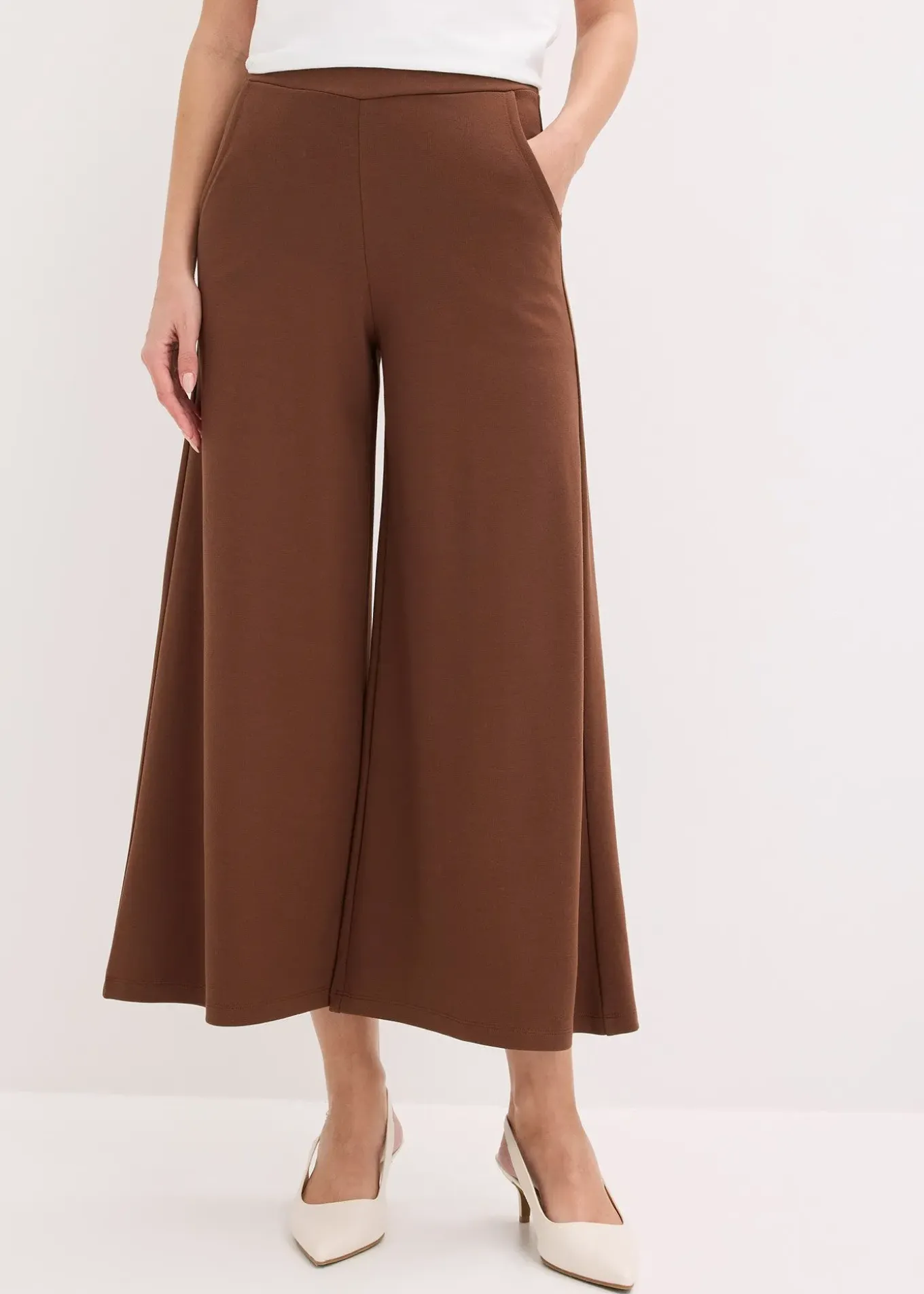 Jupe-culotte en viscose majoritaire