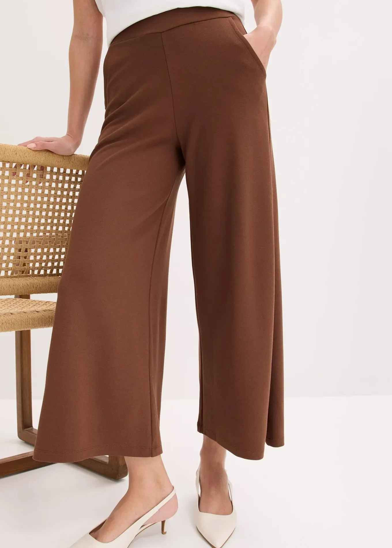 Jupe-culotte en viscose majoritaire